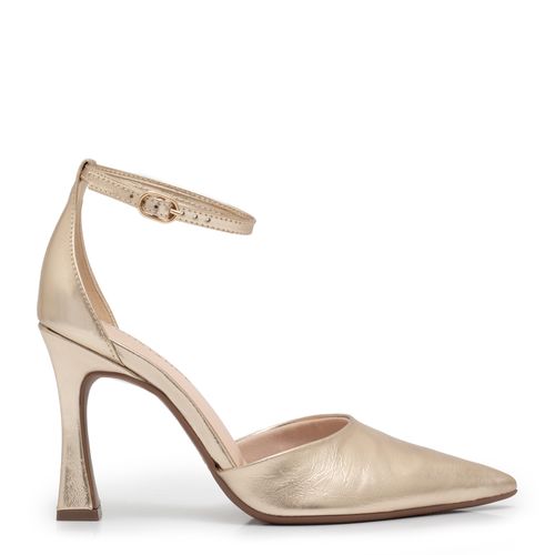 Scarpin Metalizado Dourado