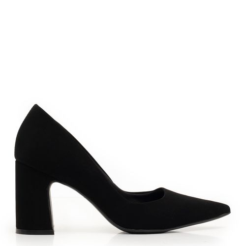 Scarpin Salto Bloco Preto