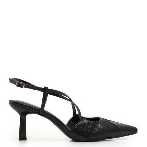 Scarpin Franzido Preto