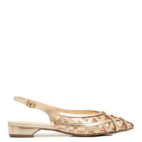 Sapatilha Pedraria Dourada