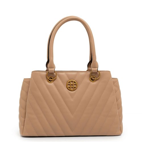 Bolsa Tote Matelassê Nude