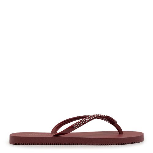 Chinelo Strass Bordo
