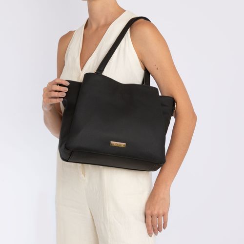 Bolsa Tote Repartições Preto