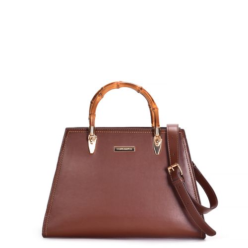 Bolsa Tote Alça Bambu Café