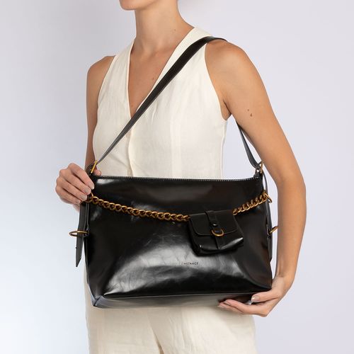 Bolsa de ombro Corrente Preta