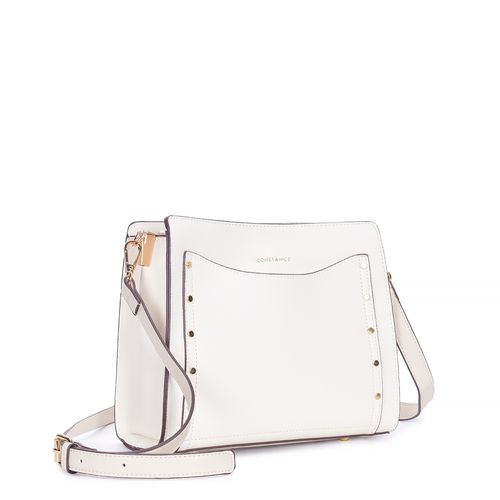 Bolsa Tiracolo Off White Tachas