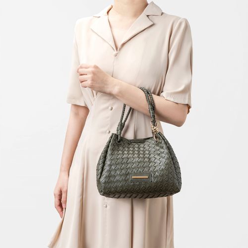 Bolsa Tiracolo Tressê Nó Verde