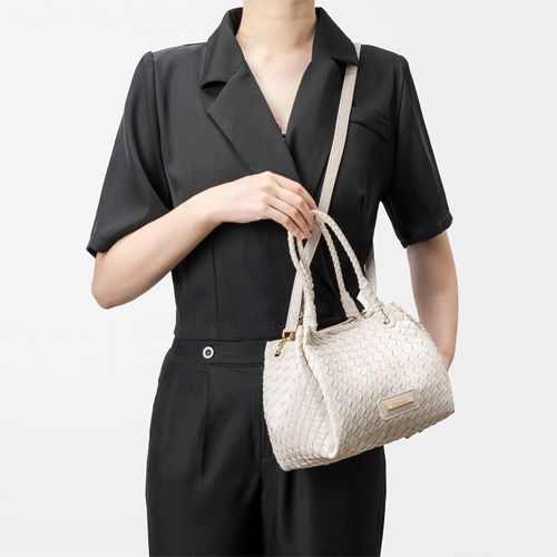 Bolsa Tiracolo Tressê Nó Off White