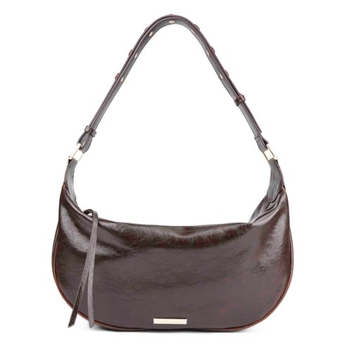 Bolsa Hobo Café Alça Regulavel  Grande
