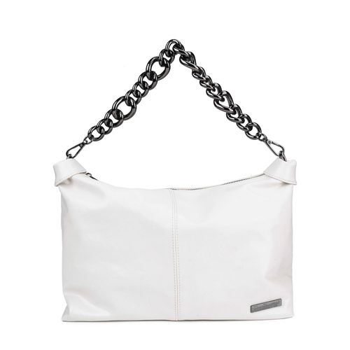 Bolsa de Ombro Off White Alça Corrente Grande
