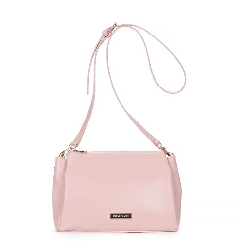 Bolsa Tiracolo Repartições Trevo Rosa