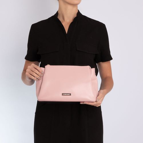 Bolsa Tiracolo Repartições Trevo Rosa