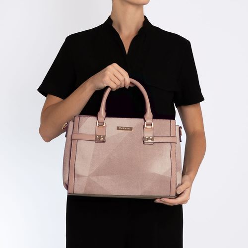 Bolsa Tote Texturizada Bege