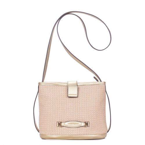 Bolsa Tiracolo Palha Dourada