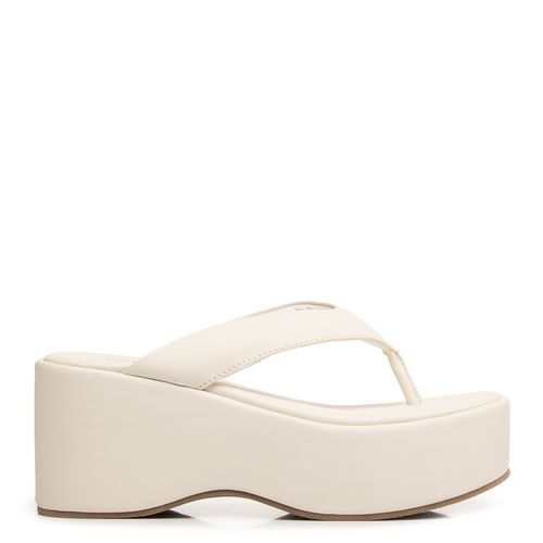 Tamanco Plataforma Off White