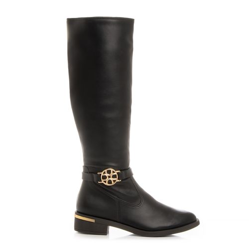 Bota Preta Montaria Medalha