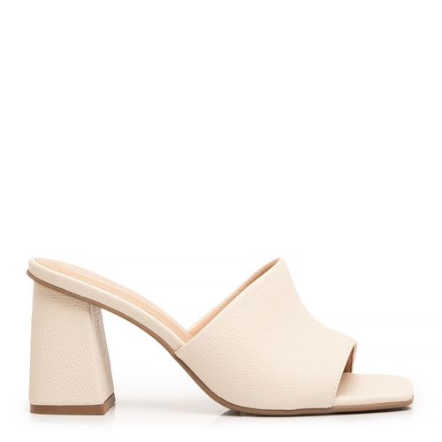 Tamanco Off White Tira Larga