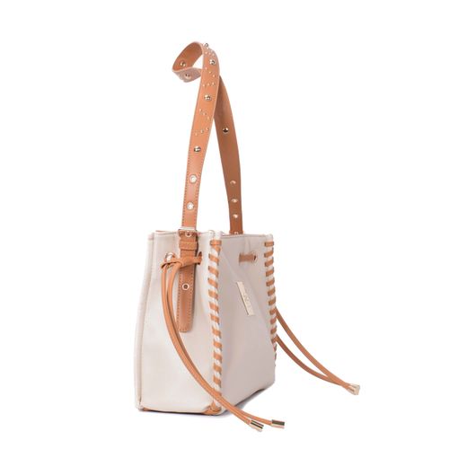 Bolsa Bucket Alça Enfeites Média