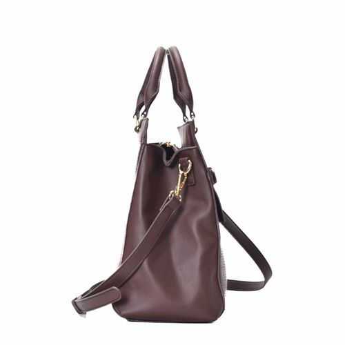 Bolsa Satchel Enfeite Fivela Média