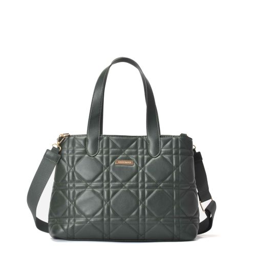 Bolsa Shopping Matelassê Geométrica Grande