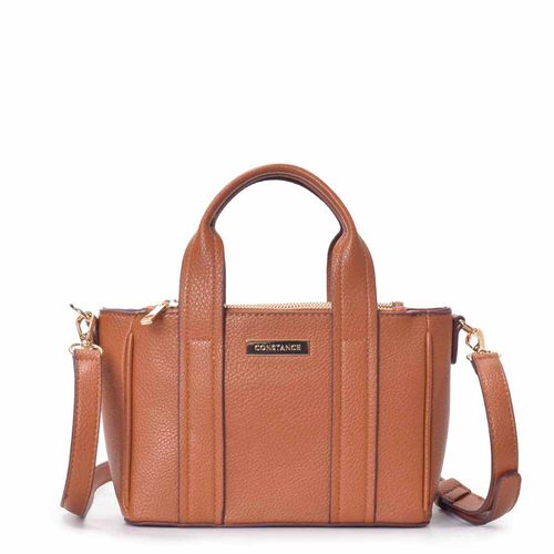 Bolsa Mini Tote Caramelo