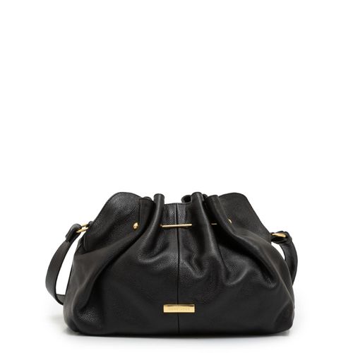 Bolsa Bucket Couro Preto