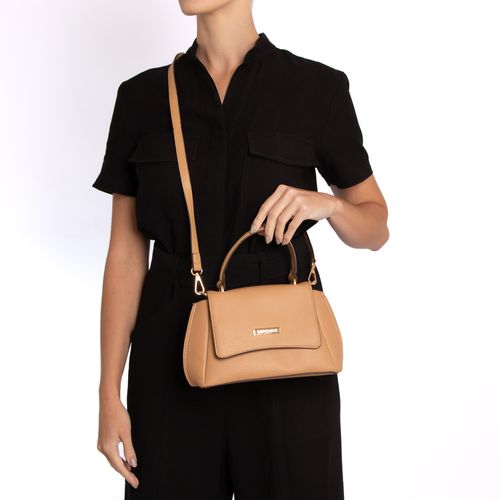 Bolsa Tiracolo Pequena Caramelo