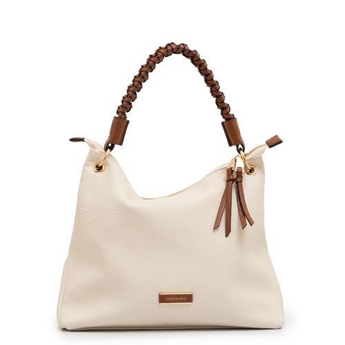 Bolsa Hobo Alça Trancada off White
