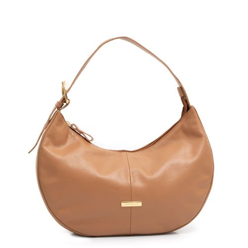 Bolsa Hobo Couro Caramelo