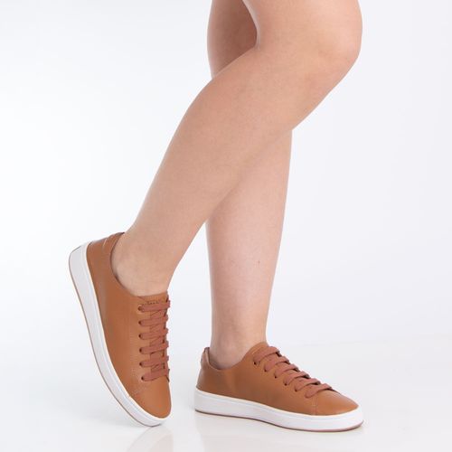 Tênis Caramelo Couro