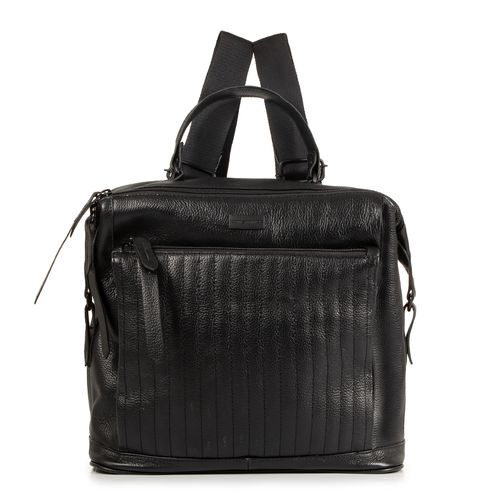Mochila Couro Preto Bolso Matelassê