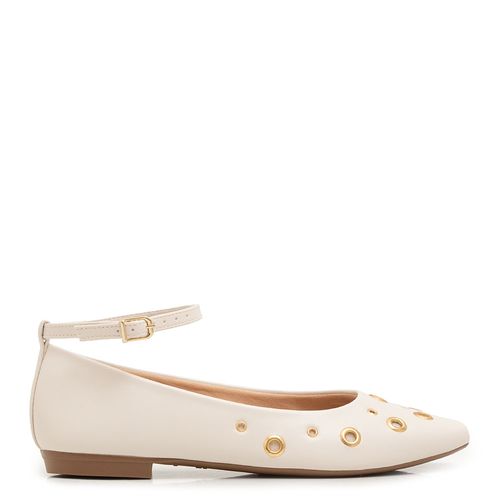 Sapatilha Ilhos Off White