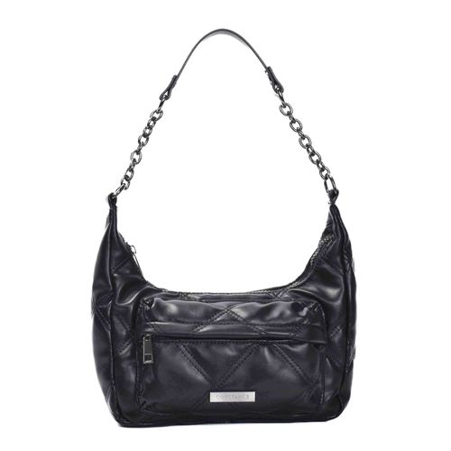 Bolsa Meia Lua Matelassê Preta