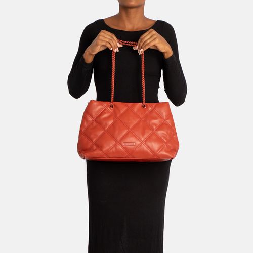 Bolsa Tote Matelassê Vermelha