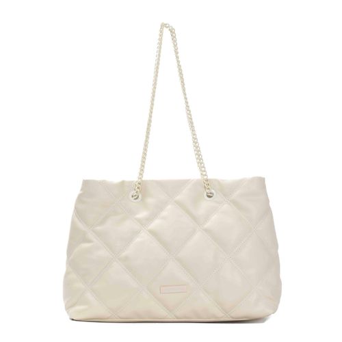 Bolsa Shopping Monocromática Matelassê Off White