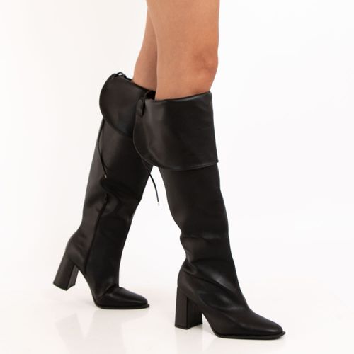 Bota Over The Knee Preta