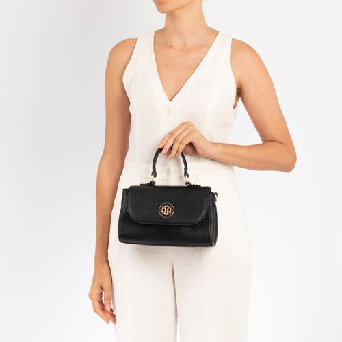 Bolsa Tiracolo Tampo Preto