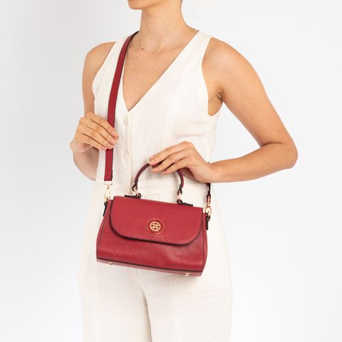 Bolsa Tiracolo Tampo Vermelho