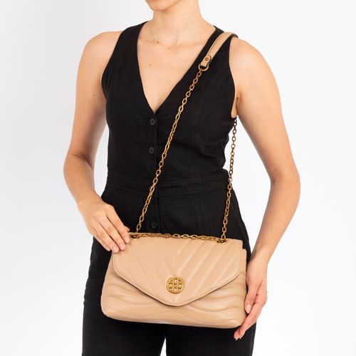 Bolsa Tiracolo Matelassê Nude