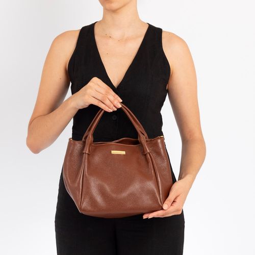 Bolsa Tote Caramelo Couro