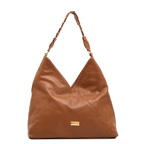 Bolsa Hobo Couro Caramelo