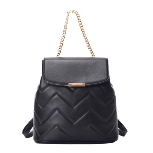 Mochila Padrão Zig Zag Preta