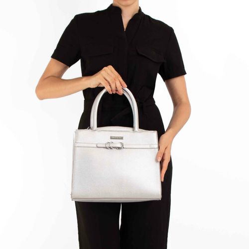 Bolsa Tote Metalizada Média