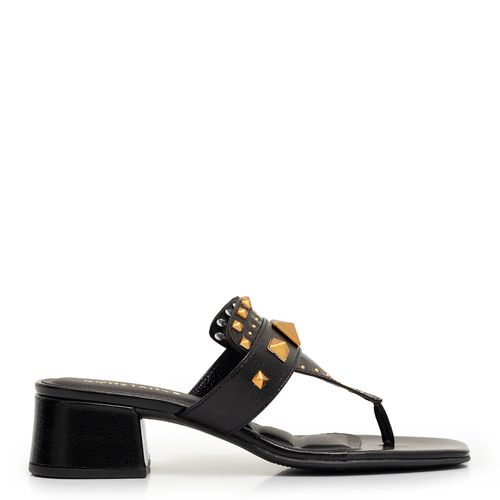 Tamanco Preto Spikes