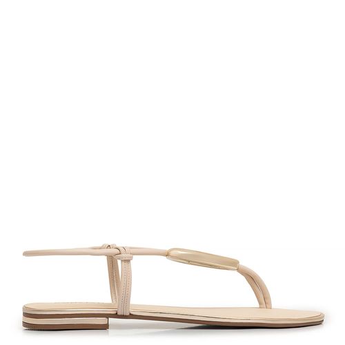 Rasteira Off White Calce Fácil Enfeite