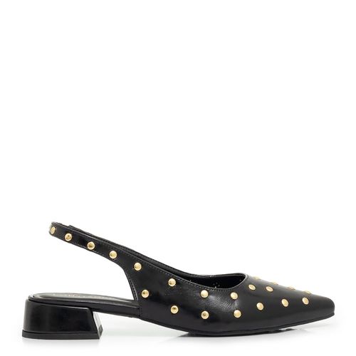 Scarpin Slingback Enfeites Tachas