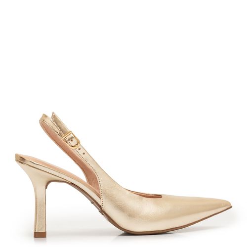 Scarpin Dourado Slingback