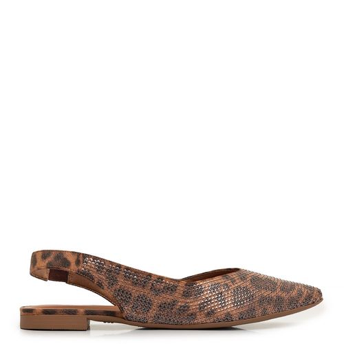 Sapatilha Paetê Animal Print