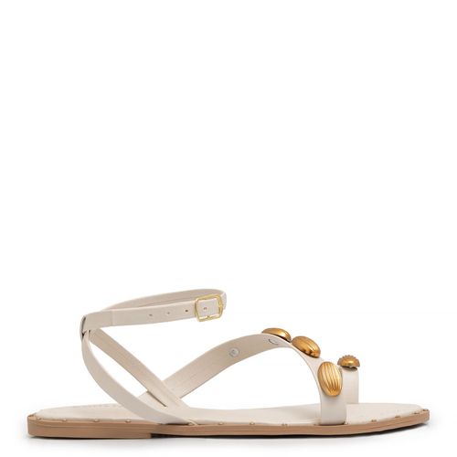 Rasteira Enfeites Off White