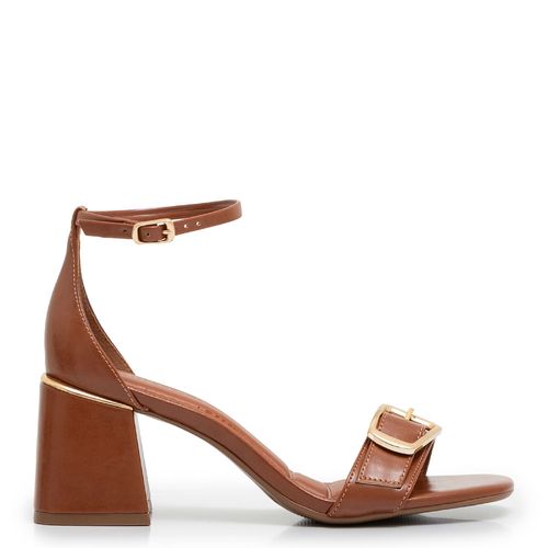 Sandália Fivela Caramelo